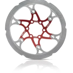 XLC Bremsscheibe BR-X59 Ø 180 Mm Rot/silber Mit CNC Reibring