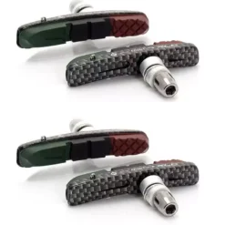 XLC Cartridge V-Brake Bremssch. BS-V10 4er Set, 72 Mm Carbonlook 3-farbig