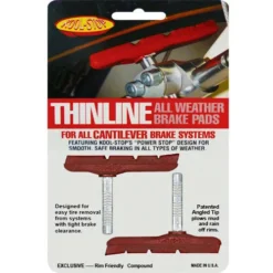 Kool-stop Kool Stop Bremsschuh Canti -Thinline C3 Salmon Paar