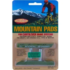 Kool-stop Kool Stop Bremsschuh Canti MTB Contoured C1 Grün / Ceramik Paar