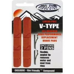 Kool-stop Kool Stop Bremsgummi -V-Brake- R1 Salmon Paar