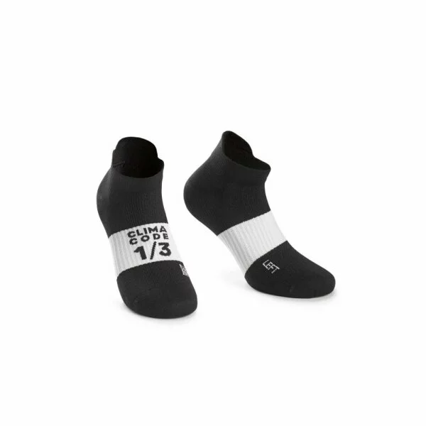 Assos Hot Summer Socks Black 3 Assos Hot Summer Socks Black