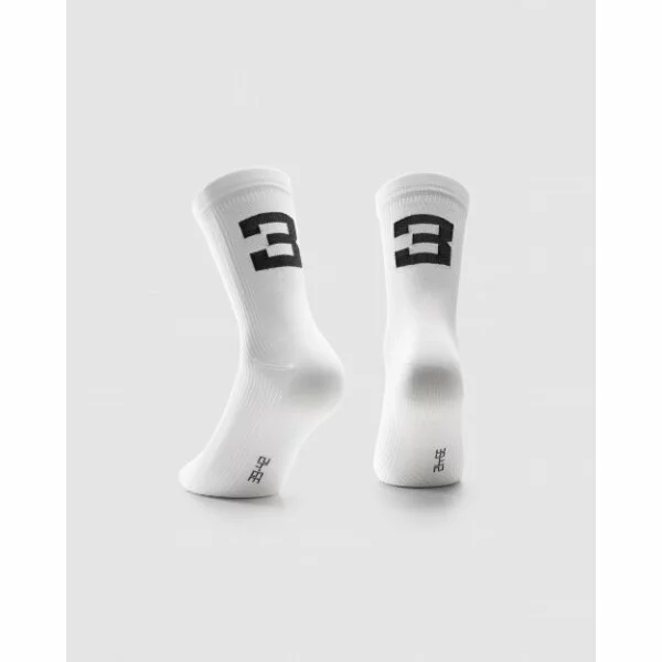 Assos Poker Socks 3 Holy White 3 Assos Poker Socks 3 Holy White