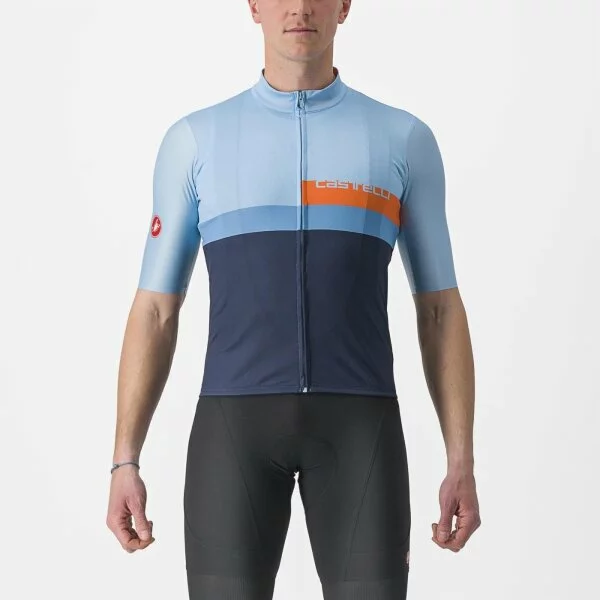 Castelli A BLOCCO Jersey Kurzarmtrikot BABY BLUE/SCARLET LAVA-NIAGARA 3 Castelli A BLOCCO Jersey Kurzarmtrikot BABY BLUE/SCARLET LAVA-NIAGARA