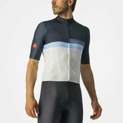 Castelli A BLOCCO Jersey Kurzarmtrikot Savile Blue/China Blue-Azzurro