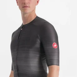Castelli Aero Race 6.0 Jersey - Light Black/dark Grey -Shimano Verkaufsladen castelli aero race 60 jersey light black3