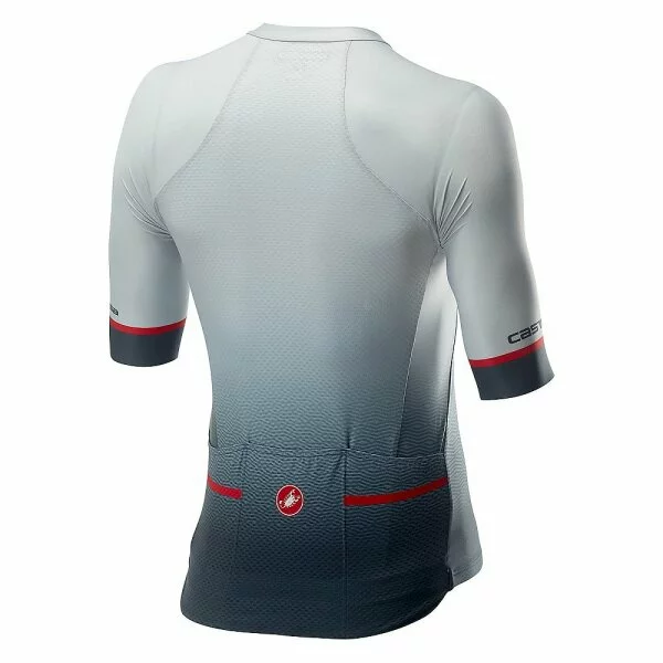 Castelli AEORO RACE 6.0 Jersey Silver Grey 4 Castelli AEORO RACE 6.0 Jersey Silver Grey – Bild 2
