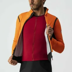 Castelli Alpha Ros2 Jacket Brilliant Orange/Black-Pro Red -Shimano Verkaufsladen castelli alpha ros2 jacket brilliant orange black pro red3