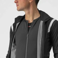 Castelli Alpha Ros2 Jacket Light Black / White-dark Grey -Shimano Verkaufsladen castelli alpha ros2 jacket light black white dark grey 33