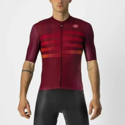 Castelli Endurance Pro Jersey Bordeaux / Red-orange