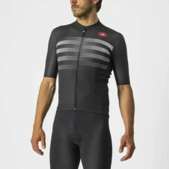 Castelli Endurance Pro Jersey Light Black / White Grey