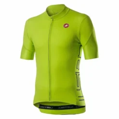 Castelli Entrata V Kurzarmtrikot Fluo Green