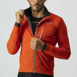 Castelli Go Jacket Jacket - Fiery Red - Silver Grey -Shimano Verkaufsladen castelli go jacket jacket fiery red silver grey3