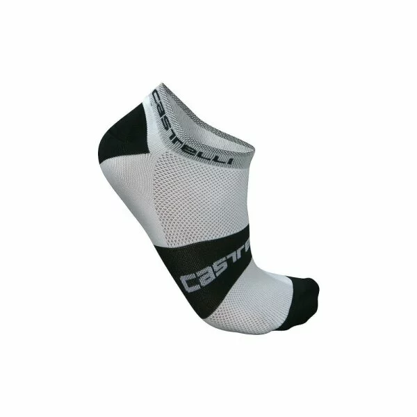 Castelli Lowboy Sock White/black 3 Castelli Lowboy Sock White/black