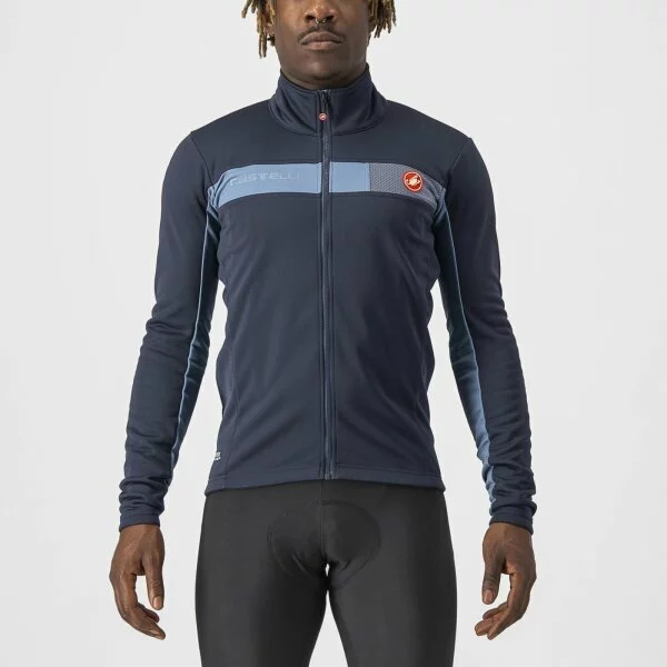 Castelli Mortirolo 6S Jacket SAVILE BLUE/STEEL BLUE-SILVER 3 Castelli Mortirolo 6S Jacket SAVILE BLUE/STEEL BLUE-SILVER
