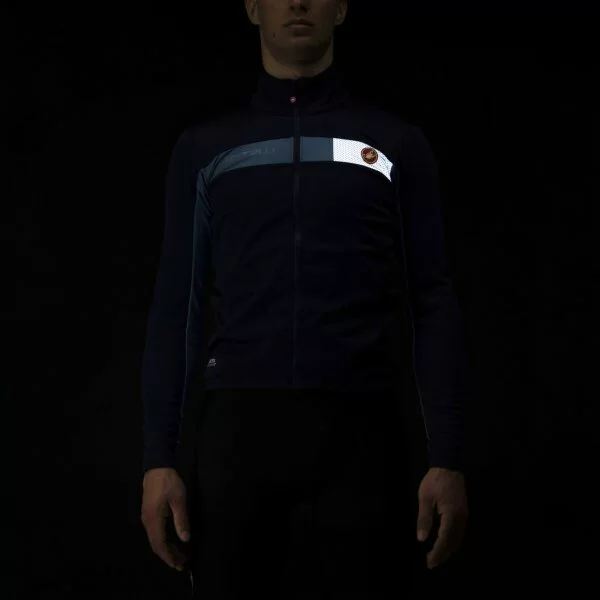 Castelli Mortirolo 6S Jacket SAVILE BLUE/STEEL BLUE-SILVER 7 Castelli Mortirolo 6S Jacket SAVILE BLUE/STEEL BLUE-SILVER – Bild 5