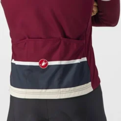 Castelli Passista Long Sleeve Jersey Bordeaux/Savile Blue-Chalk -Shimano Verkaufsladen castelli passista long sleeve jersey bordeaux savile blue chalk 53