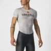 Castelli PRO MESH Baselayer Short Sleeve Silver Gray -Shimano Verkaufsladen castelli pro mesh baselayer short sleeve silver gray