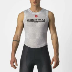 Castelli PRO MESH Baselayer SLEEVELESS Silver/grey