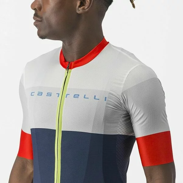 Castelli Sezione Jersey - Belgian-Blue/Ivory-Mastice-Fiery-Red 5 Castelli Sezione Jersey - Belgian-Blue/Ivory-Mastice-Fiery-Red – Bild 3