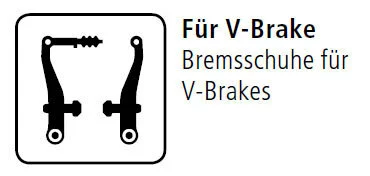 Shimano Bremsschuh Für V-Brake Symmetrisch M70T3 Paar 5 Shimano Bremsschuh Für V-Brake Symmetrisch M70T3 Paar – Bild 3